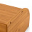 Oypla Oypla Single Layer Roll Top Bamboo Wooden Bread Bin Kitchen Storage 12