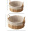 Small Wicker Storage Baskets for Organizing, Decorative Woven Baskets with Handles & Liners, Boho Baskets Trays 6