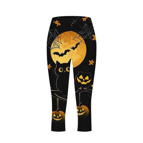 Women's Halloween High-Waisted Athletic Leggings 2