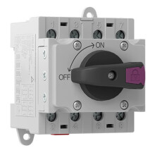 4P Isolator 32A 1200V, DIN-Rail Mount Disconnect for PV Solar Distribution Box