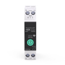 WiFi/ZigBee MCB Slimme Aardlekschakelaar over Stroom Onder Spanning Bescherming Vermogen Metering 1-63A Afstandsbediening Schakelaar
