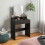 Homcom Tocador de Maquillaje Negro 75 x 38 x 135 cm 2