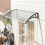 Outsunny Marquesina Exterior Transparente 110 x 60 x 18 cm 5