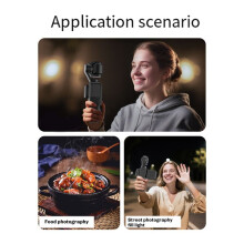 For OSMO Pocket 3 LED Light 3-Level Adjustable Soft Light for Photography Livestreaming Vlog Video Record