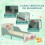 ZONEKIZ Conjunto para Niño Verde 143 x 77 x 60 cm 5