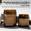 Aromatherapy Candle Soy Wax Smokeless Brown Cup 3 Pack 2