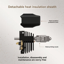Hotend Kit for Flashforge Creator 5/5 Pro,Quick Swap Integrated Nozzle Replacement 3D Printer Parts 0.6mm