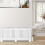 Homcom Cubre Radiadore Blanco 172 x 19 x 81 cm 6