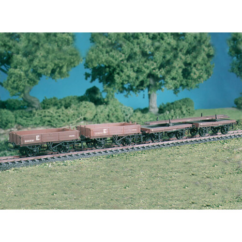 Parkside PC575 Permanent Way Wagons Kit HO/OO Gauge