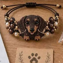 DIY Beaded Bracelet Making Kit, Animal Bracelet Set with Pet Shapes, Beginner Bead Art Kit, Careful Handmade Gift