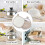 Silicone Pot Holders with Pockets Heat-Resistant Non-Slip 3