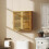 Homcom Armario de Pared Marrón 60 x 20 x 60 cm 5