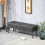 Homcom Banco de Cama Gris 114 x 38 x 42 cm 6