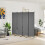 Outsunny Separador de Ambiente Gris 221 x 50 x 172 cm 7
