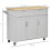 Homcom Isla de Cocina Gris 121 x 46 x 91 cm 6
