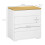 Homcom Cómoda con Cajone Blanco 70 x 37 x 75 cm 10