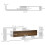 Homcom Mueble de Salón Bicolor 153.6 x 25 x 42 cm 4