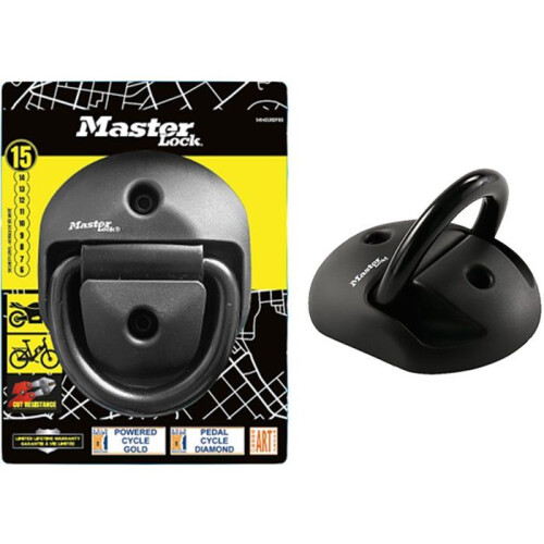 Master Lock Verankerungsstück - MASTER LOCK - Zertifizierter Stahl - Boden- oder Wandmontage - Schwarz 2