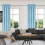 Thermal Blackout Curtains Light Blue 84x38 in per Side 2