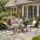 Outsunny Muebles de Jardín Gris 112 x 73 x 74 cm 5
