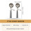 2Pcs 4oz Release Cookie Scoops Ice Cream Scooper with Trigger Release Portion Scoop Stainless Steel for Portion Control 7