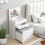 Homcom Tocador de Maquillaje Blanco 60 x 40 x 114 cm 2