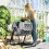 Outsunny Compostador de Tambor Gris 71 x 65 x 96 cm 5