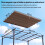 Outsunny Cubierta para Pérgola Marrón 350 x 260 x 6 cm 5