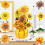 NAYIHOOP Sunflower Building Set Compatible with LEGO, 1000+ 5