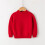 AWZXDE Kids Pullover Sweater Round Neck Red 6-7 Years 2