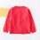 Kids Sweater Cardigan Long Sleeve Solid Knit Watermelon Red 4