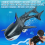 2.4G RC Electric Shark Fish Boat Remote Control Submarine Waterproof Simulation 3