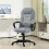 Faux Leather Office Chair - Grey 4