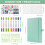 A5 Hardcover Dotted Journal Notebook with 184 Numbered Pages,Dotted Journaling Kit for Beginner 9