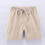 Kids Cotton Linen Shorts Drawstring Solid Red 2-Pack 8-9 5