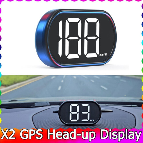 3 Inch HUD X2 GPS /U Digitale Snelheidsmeter - Display 1