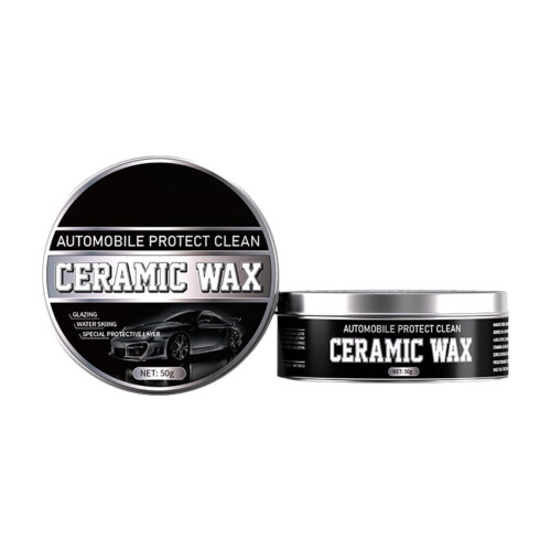 Solid Car Wax Polish UV Protection Streak-Free Shine 1 Pack