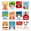 Christmas Cards with Envelopes and Stickers 12-Pack 1