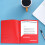 Heavy Duty Plastic Letter-Size File Folder with Multiple 7