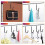 12pcs over the Door Hooks, Door Hangers Hooks Rustproof Organizer Hook with Soft Rubber Padding 4