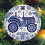 Christmas Tractor Ornament Blue Cartoon Design 1 Piece 6