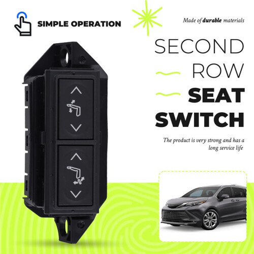 Car Second Row    Adjustment  Middle Row  Button for  Sienna 2020-2025 2
