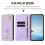 Purple RFID-Blocking Ballet Girl Flip Wallet for Google 7
