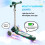 Kids 3-Wheel Scooter with Lean-to-Steer and Adjustable 5