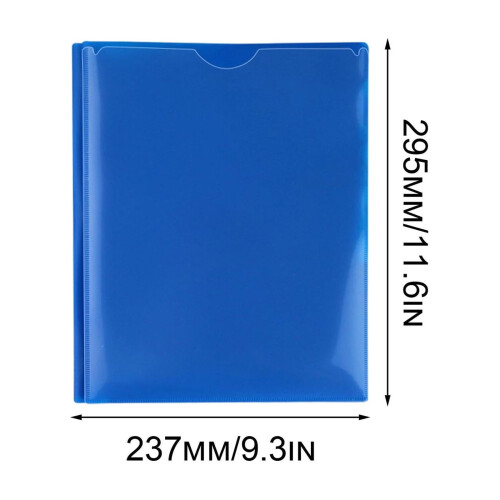 Clasp Pocket File Folder with ID Slot 1 pack 2