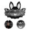 Halloween Bat Hair Clip Black White 1 Pc 3