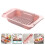 Over Sink Drying Rack Kitchen Sink Accessory for Easy Vegetable Fruit Washing and Convenient Drain Basket for Kitchen 6