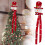 Snowman Tree Topper Winter Decor 1 Piece 1