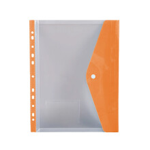 Plastic A4 File Folders with Label Pockets