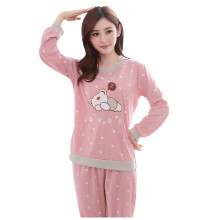 Bear Pajama Set Cotton Long Sleeve Sleepwear